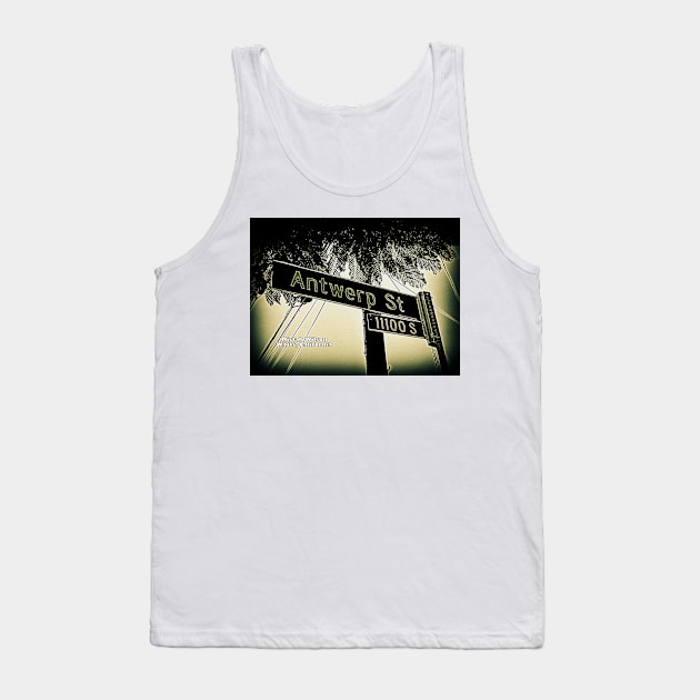 Antwerp Street, Watts, California by Mistah Wilson Tank Top by MistahWilson